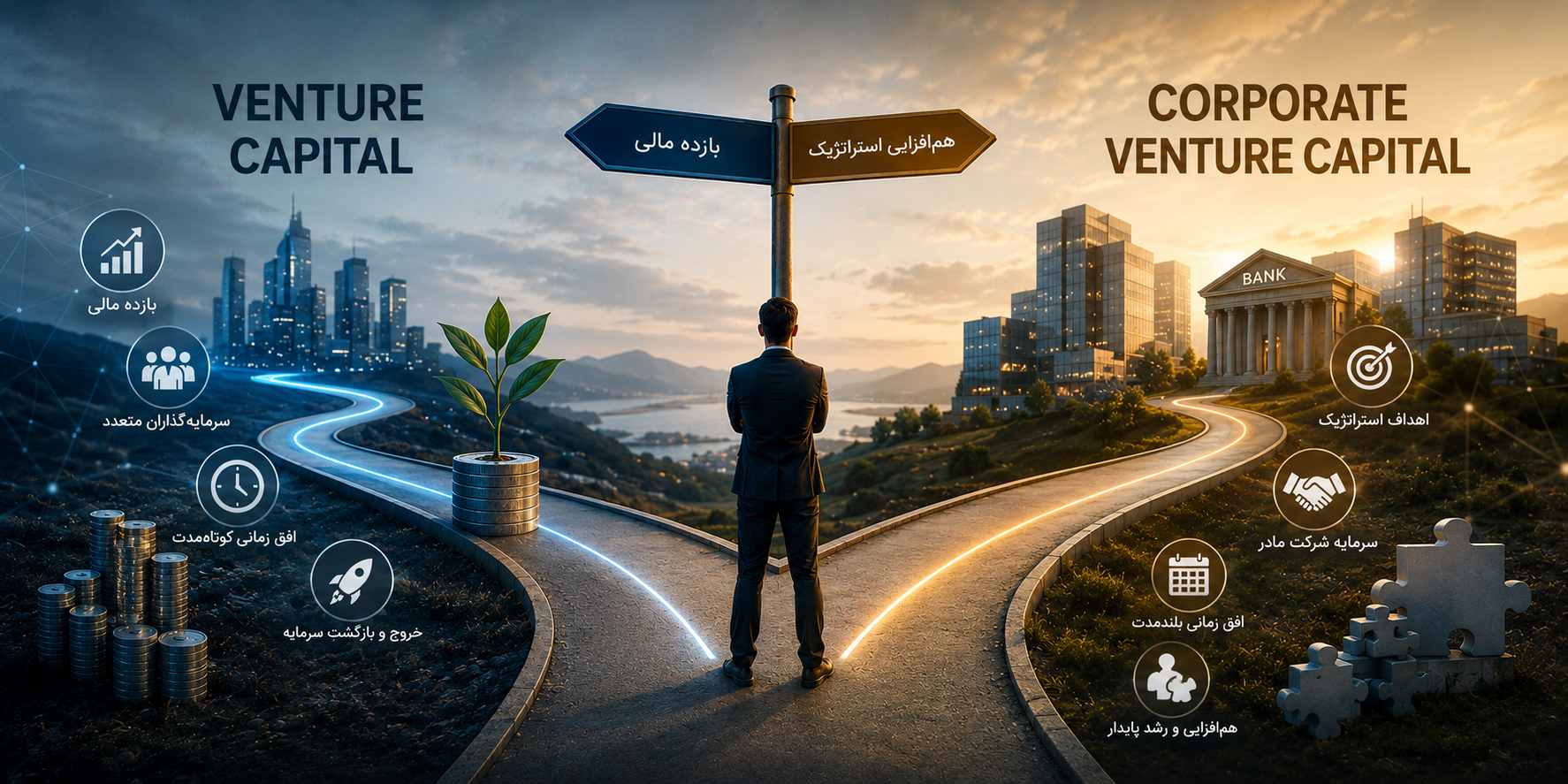 سرمایه‌گذاری خطرپذیر(VC) و سرمایه‌گذاری خطرپذیر شرکتی(CVC)